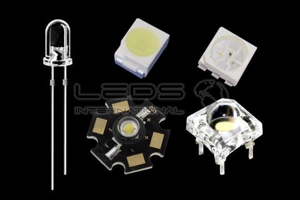 5mm, SMD, power and super flux LEDs